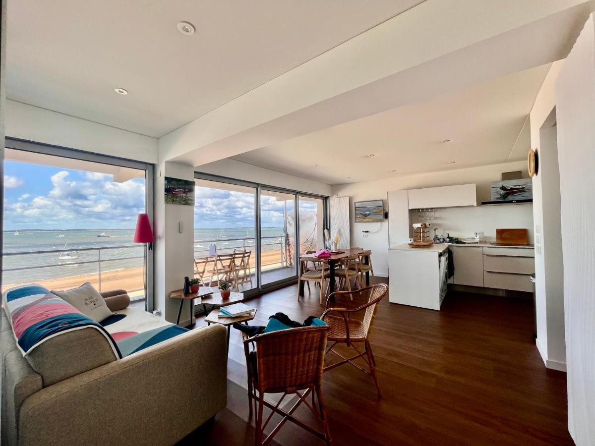 Premiere Ligne Acces Prive Et Direct A La Plage Vue Mer Arcachon Extérieur photo
