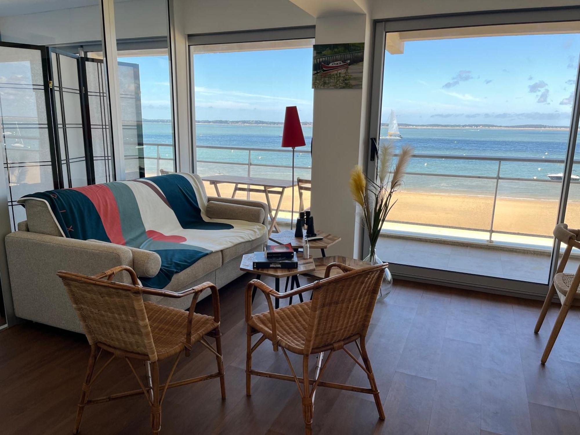 Premiere Ligne Acces Prive Et Direct A La Plage Vue Mer Arcachon Extérieur photo